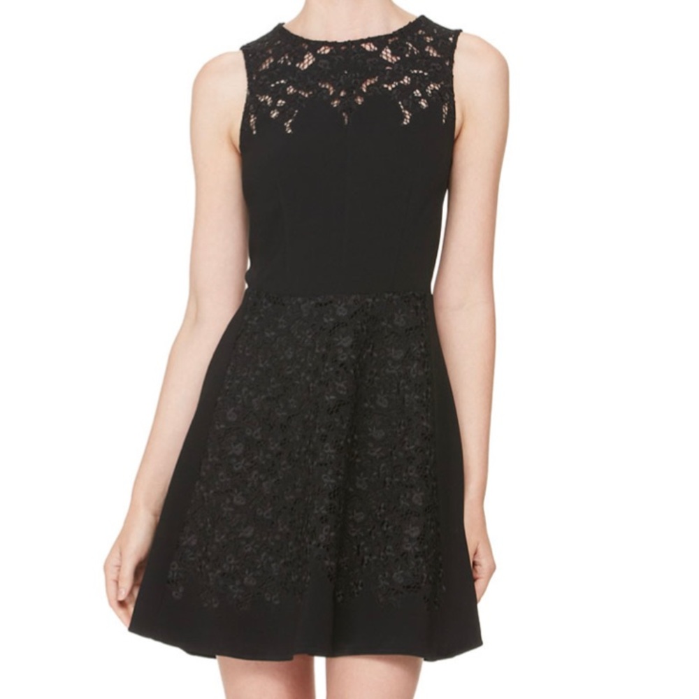 Rag and Bone AYA dress black and lace size 8